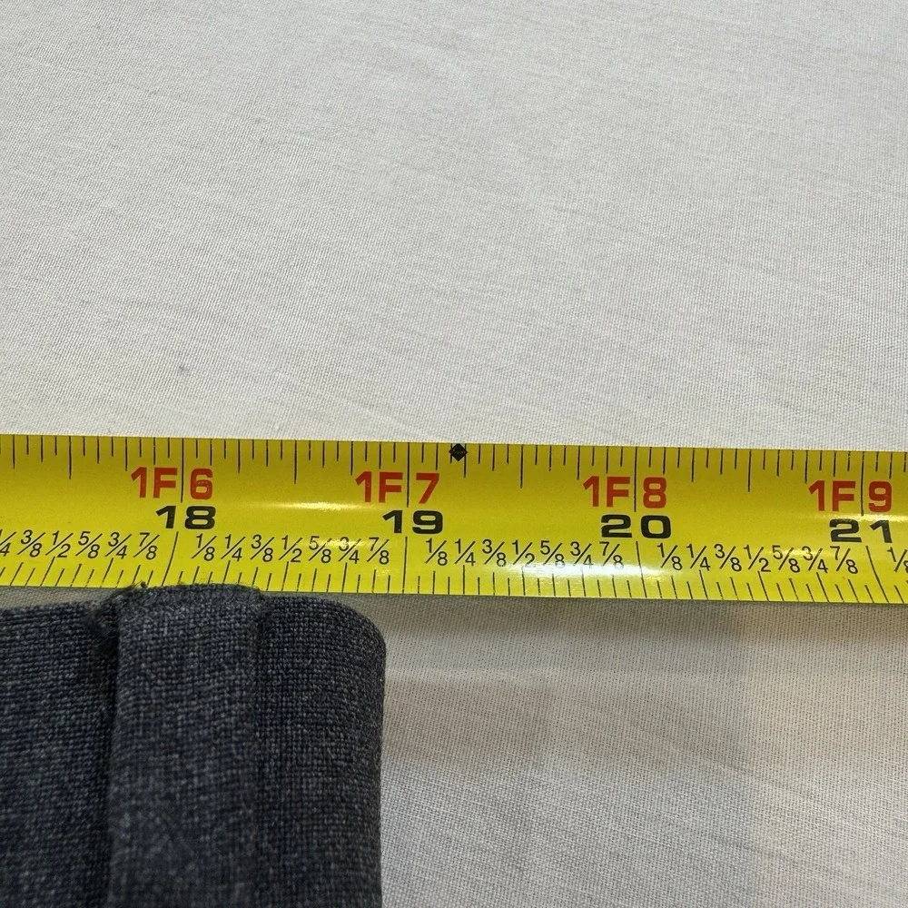 Polo Ralph Lauren Mens Flat front Wool Blend dark Gray 40 x 30
